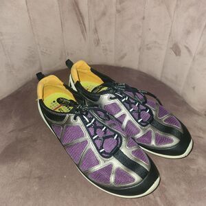 Ecco Biom Natural Motion Performance Shoes Size 40 Purple Gray Black